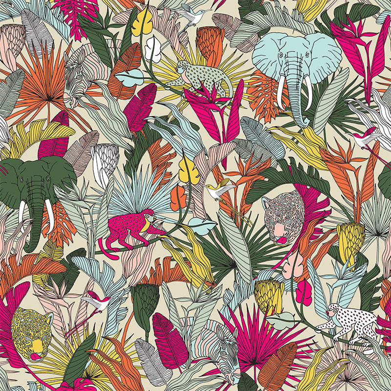 Wild at Heart- Sand Wallpaper