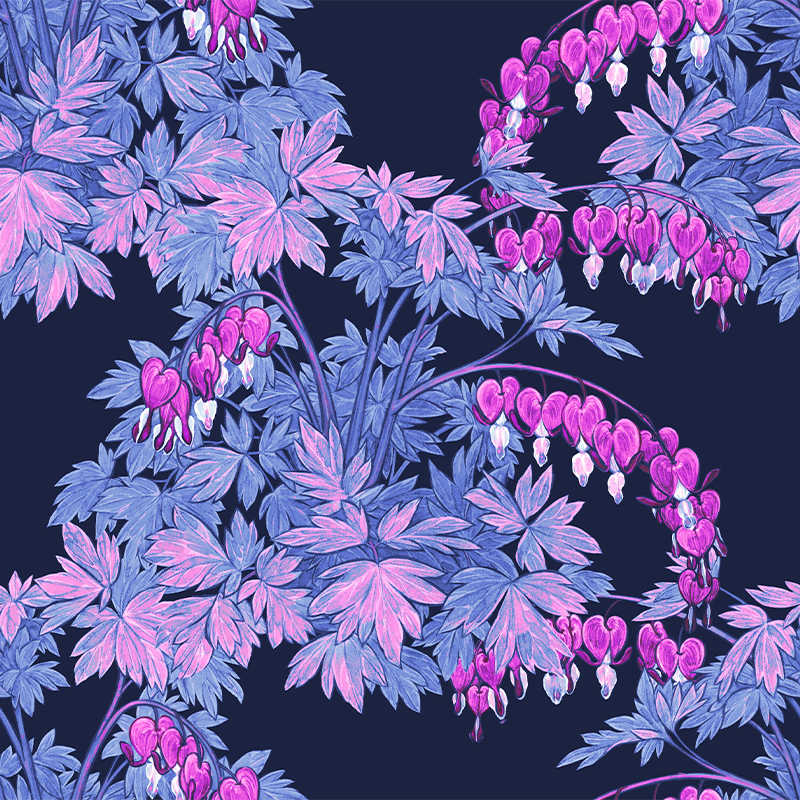 Bleeding Hearts – Electric Wallpaper