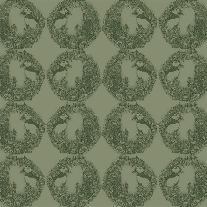 Celtic Beauty – Sage Wallpaper
