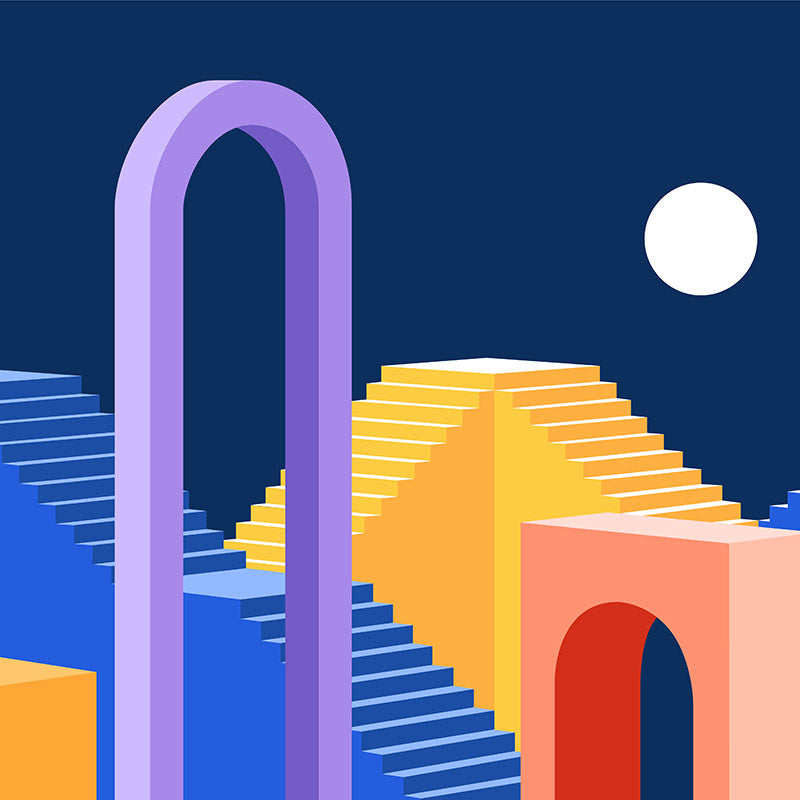 Choice Labyrinth Midnight Wallpaper