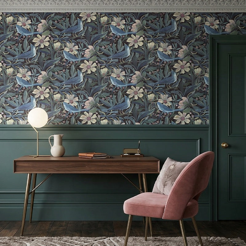 Grandiflora – Indigo wallpaper