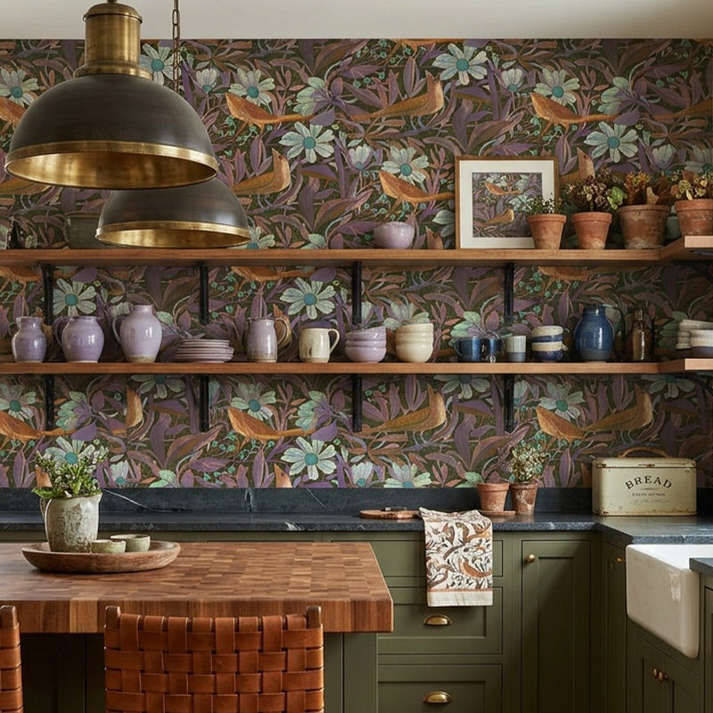 Grandiflora – Mauve wallpaper