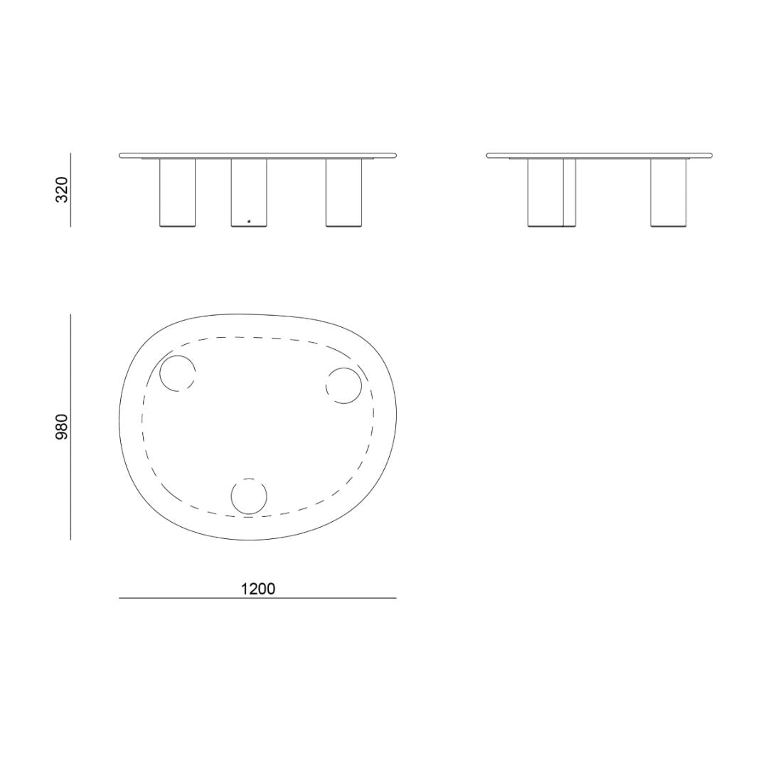 Dombolo Extra Large Coffee Table