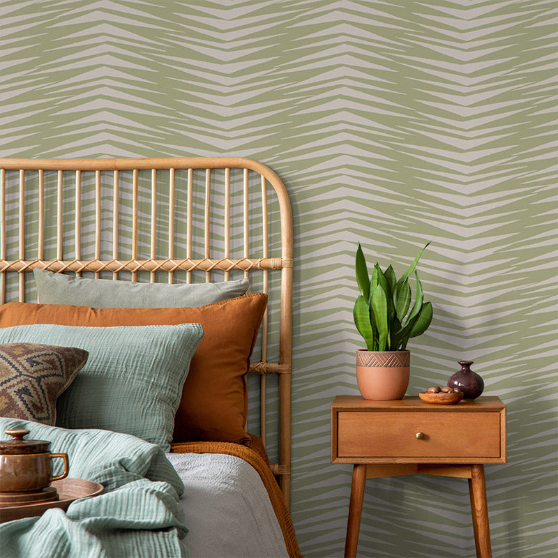 Fronds Sage wallpaper