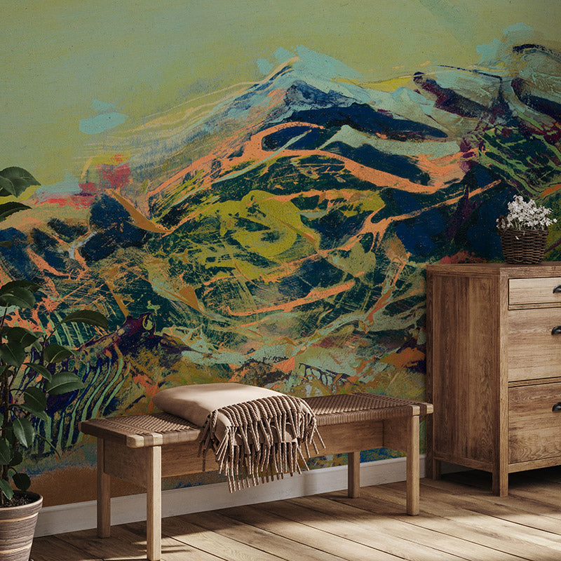 Golden Gate Blue Mural Wallpaper