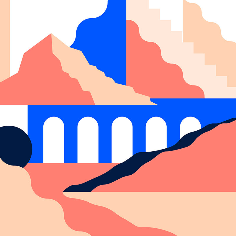 Happy Shapes Neutral Wallpaper