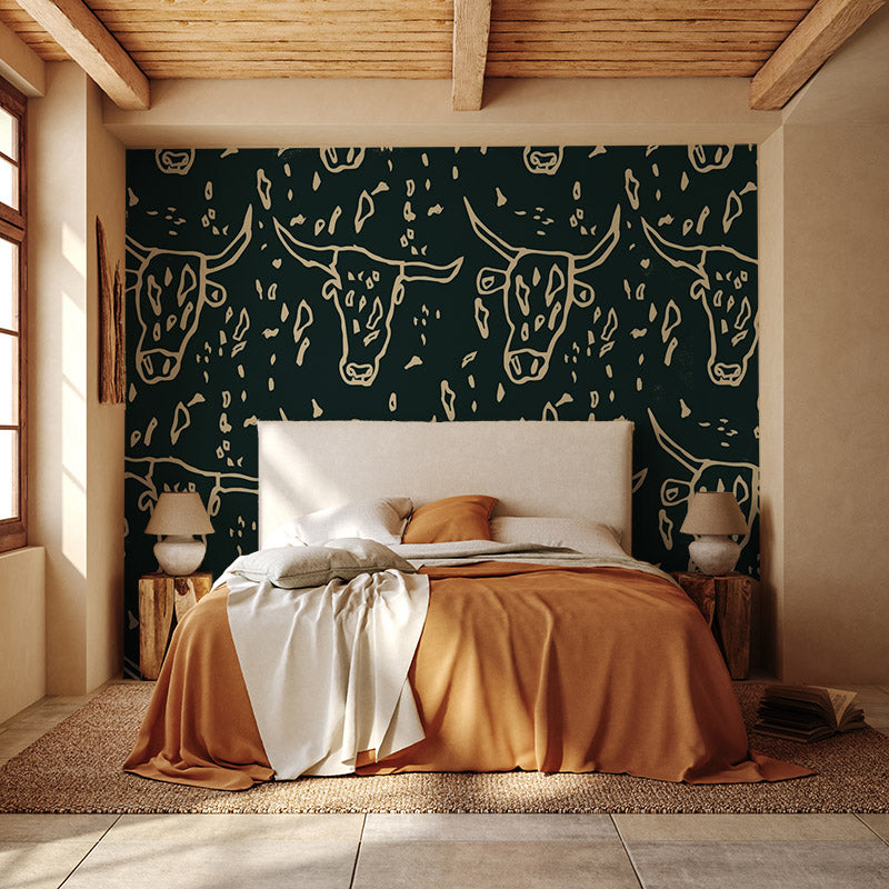 Impondo – Dark Teal Wallpaper