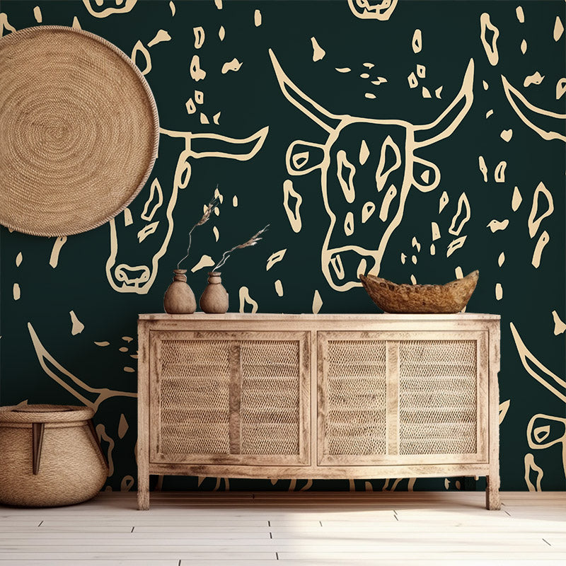 Impondo – Dark Teal Wallpaper