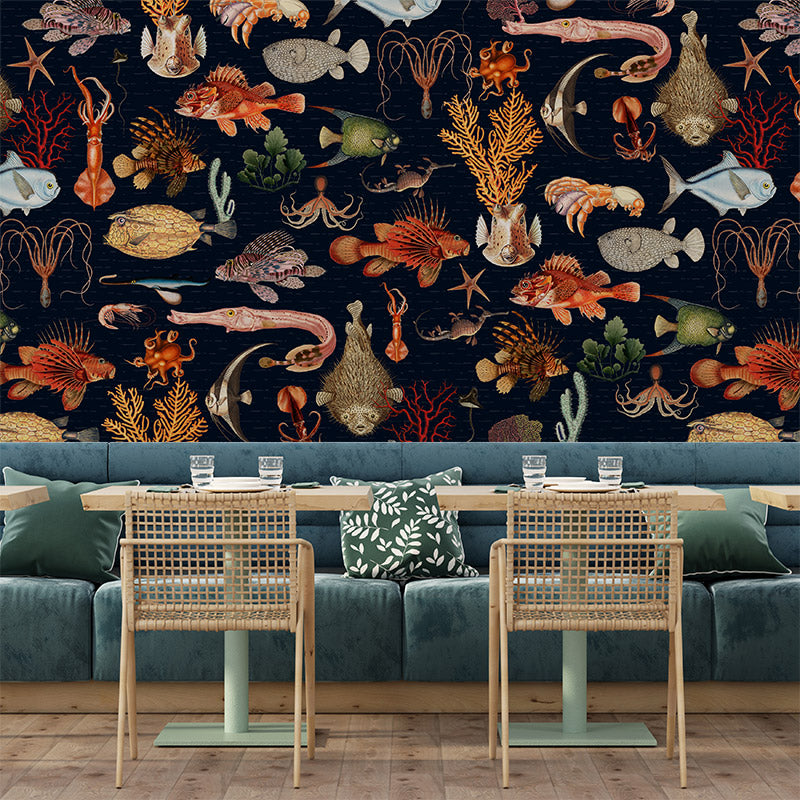 Oceania – Navy Wallpaper