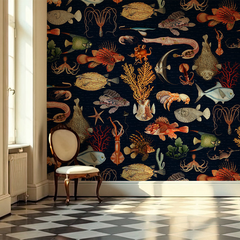 Oceania – Navy Wallpaper