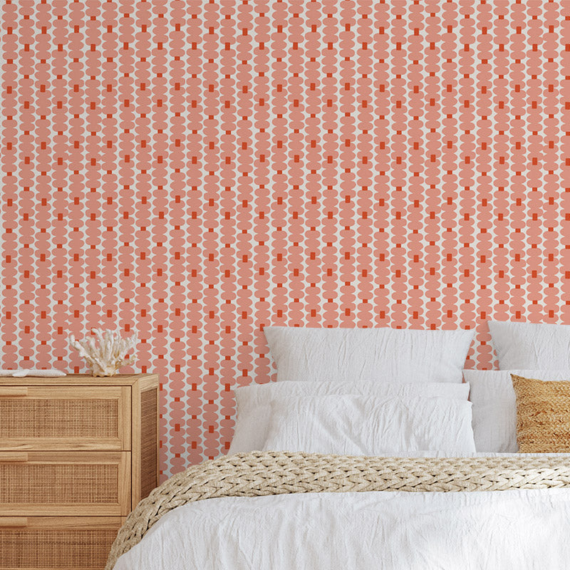Oddjects Shell and Persimmon wallpaper