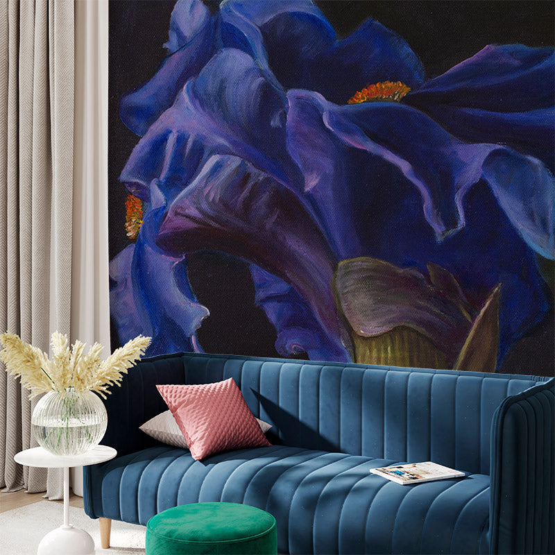 Purple Velvet Mural Wallpaper