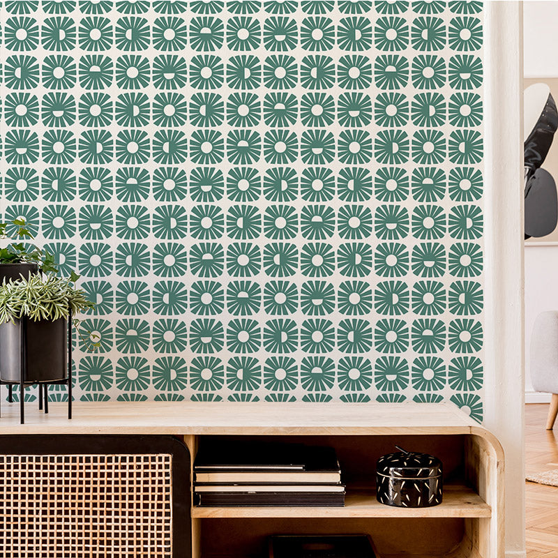 Sunshine Teal wallpaper