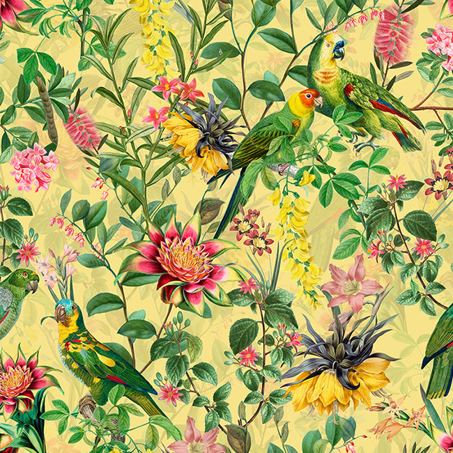 VintageParrotExoticFlowerJungle_YellowbyUtaNaumann.jpg