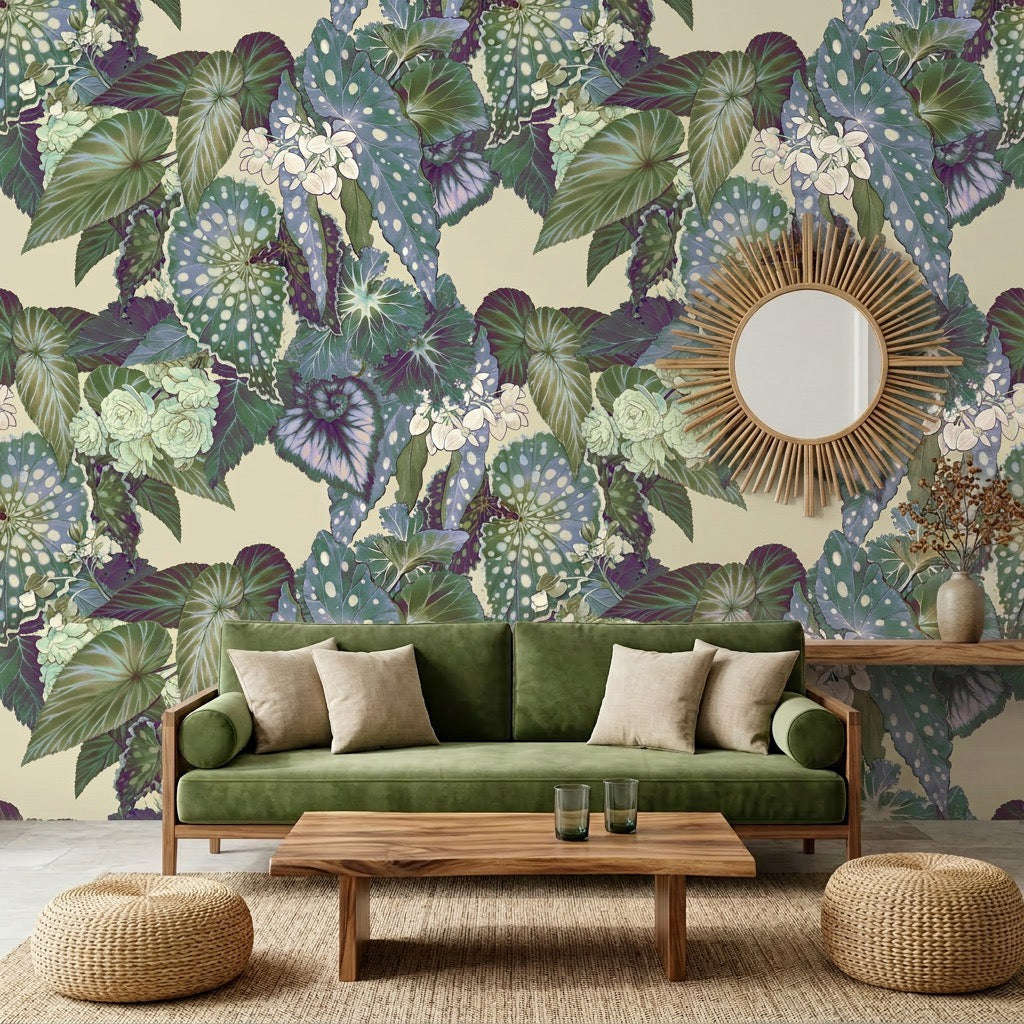 Begonia – Lemon Wallpaper