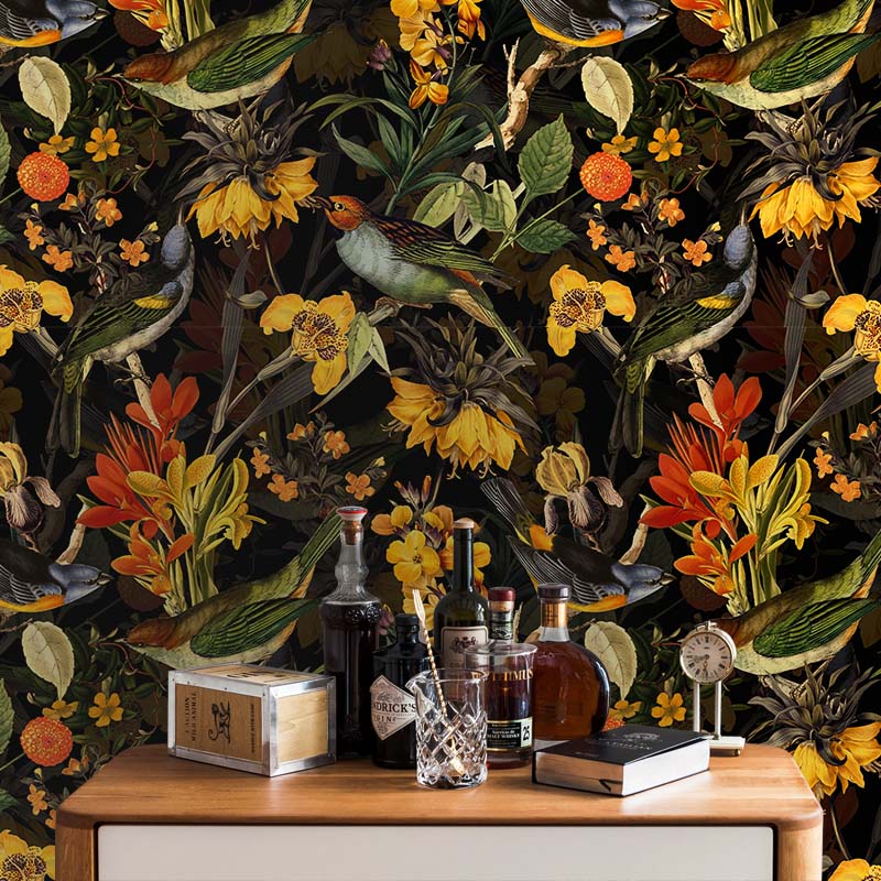 colorful-birds-and-Redoute-flowers-Black_800x800_7b9c7128-4364-434a-9277-1b6bb860b5bc.jpg
