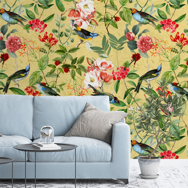 VintageSepiaBirdandFlowerJungle_ButtercupbyUtaNaumann.jpg