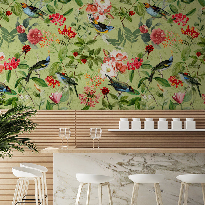 VintageSepiaBirdandFlowerJungle_GreenbyUtaNaumann.jpg