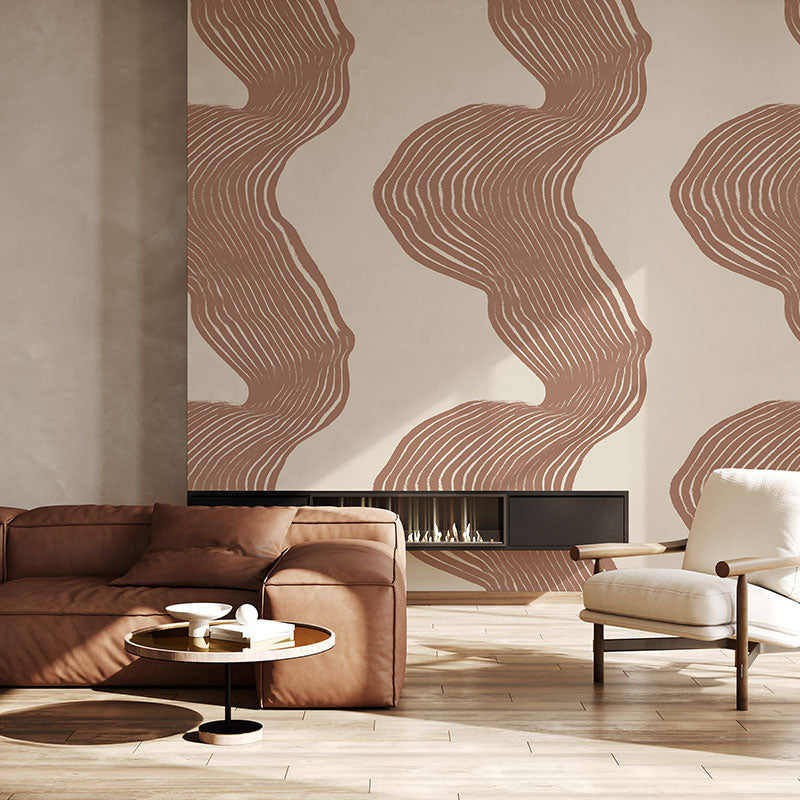 Lina Mocha Mousse wallpaper