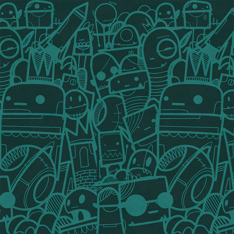 Robotag Green Wallpaper