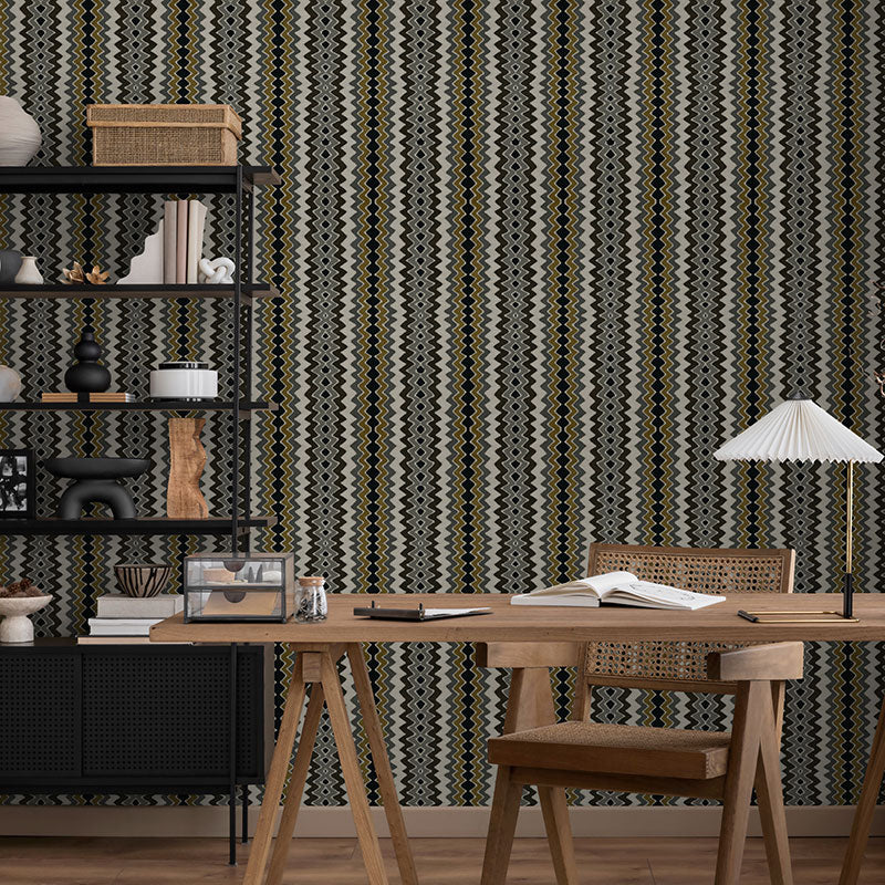 Contrast Zig Zag Wallpaper