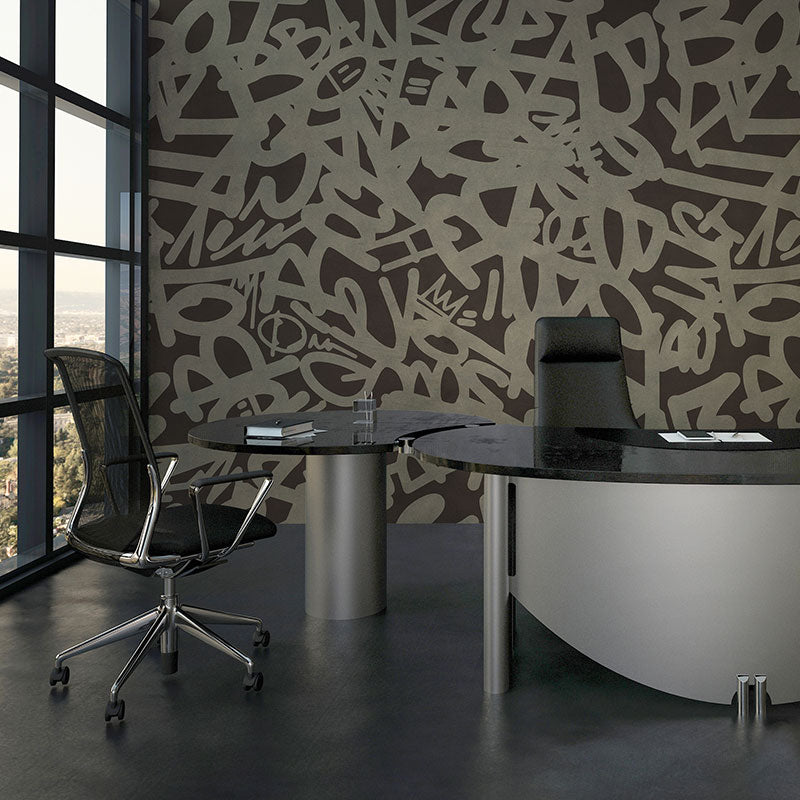 Circuit Vandalism Brown Wallpaper