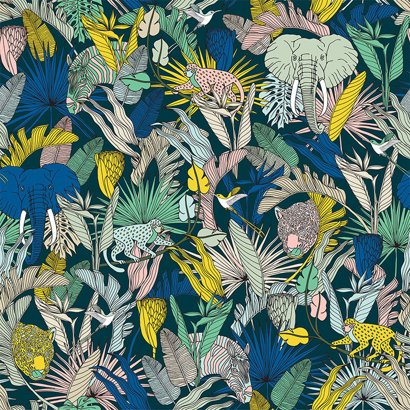 Wild at Heart- Gunmetal Cool Wallpaper