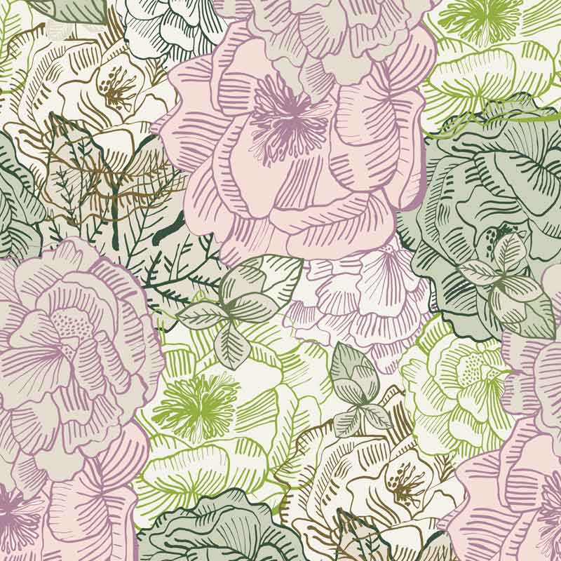 vintage bloom wallpaper