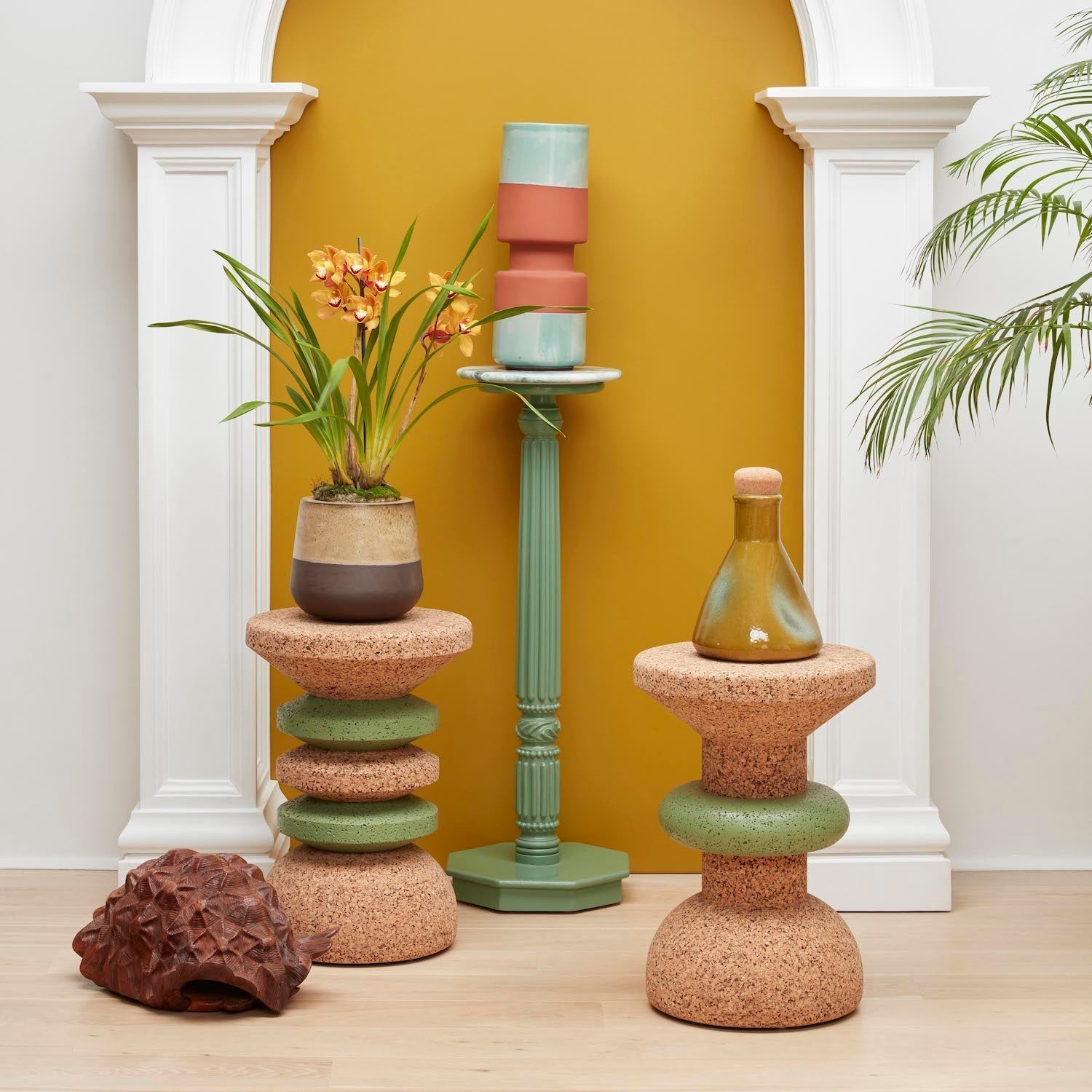 African Cork side table tall.jpg