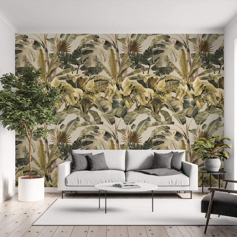 Banana Forest Beige Wallpaper