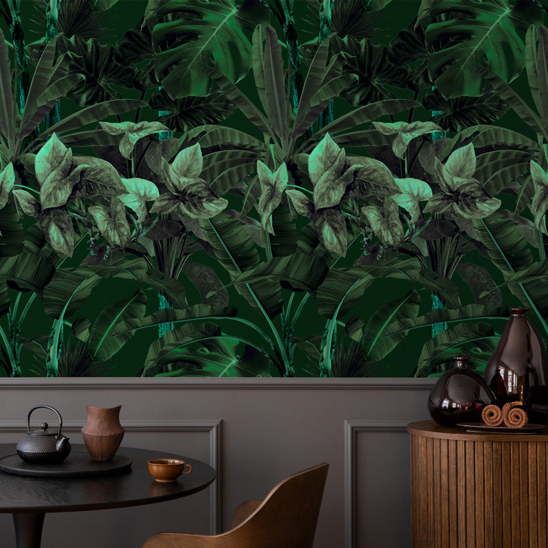 Banana Forest Emerald Wallpaper