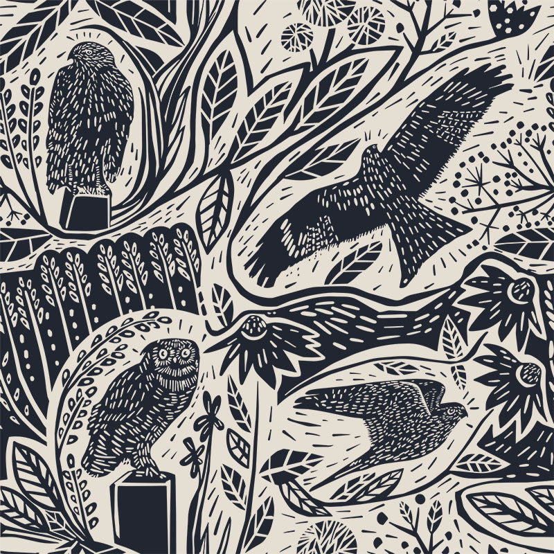 Birdprey Black Wallpaper