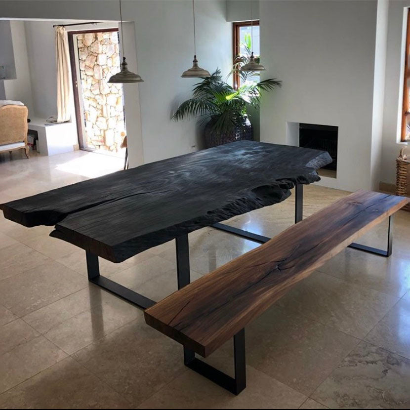 Matumi Slab Live Edge Bench