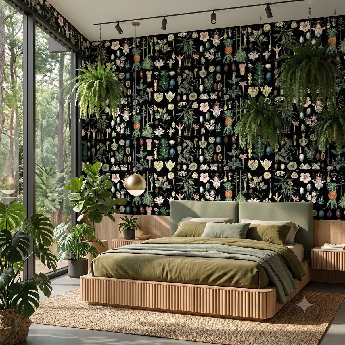 Black Botany Wallpaper