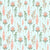 Cape Protea Soft Blue Wallpaper