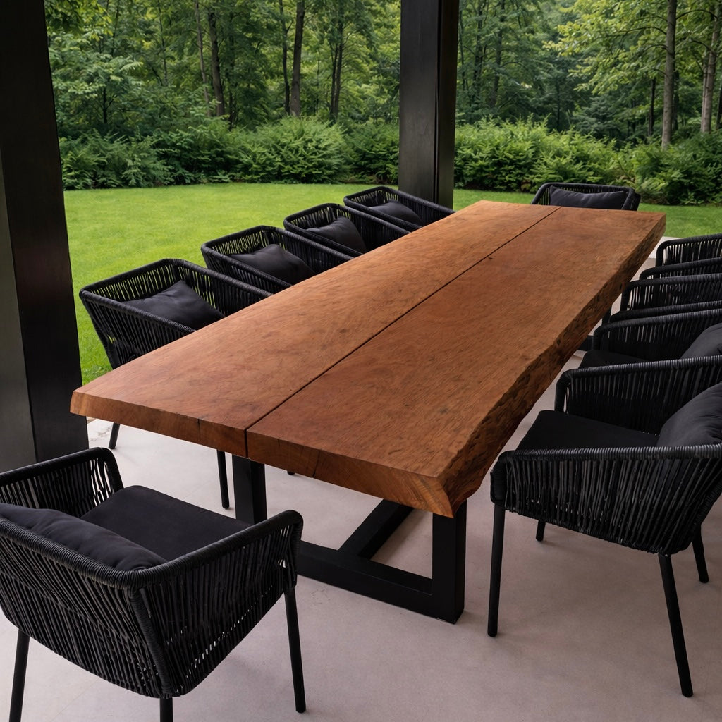 Matumi Twin Slab Dining Table