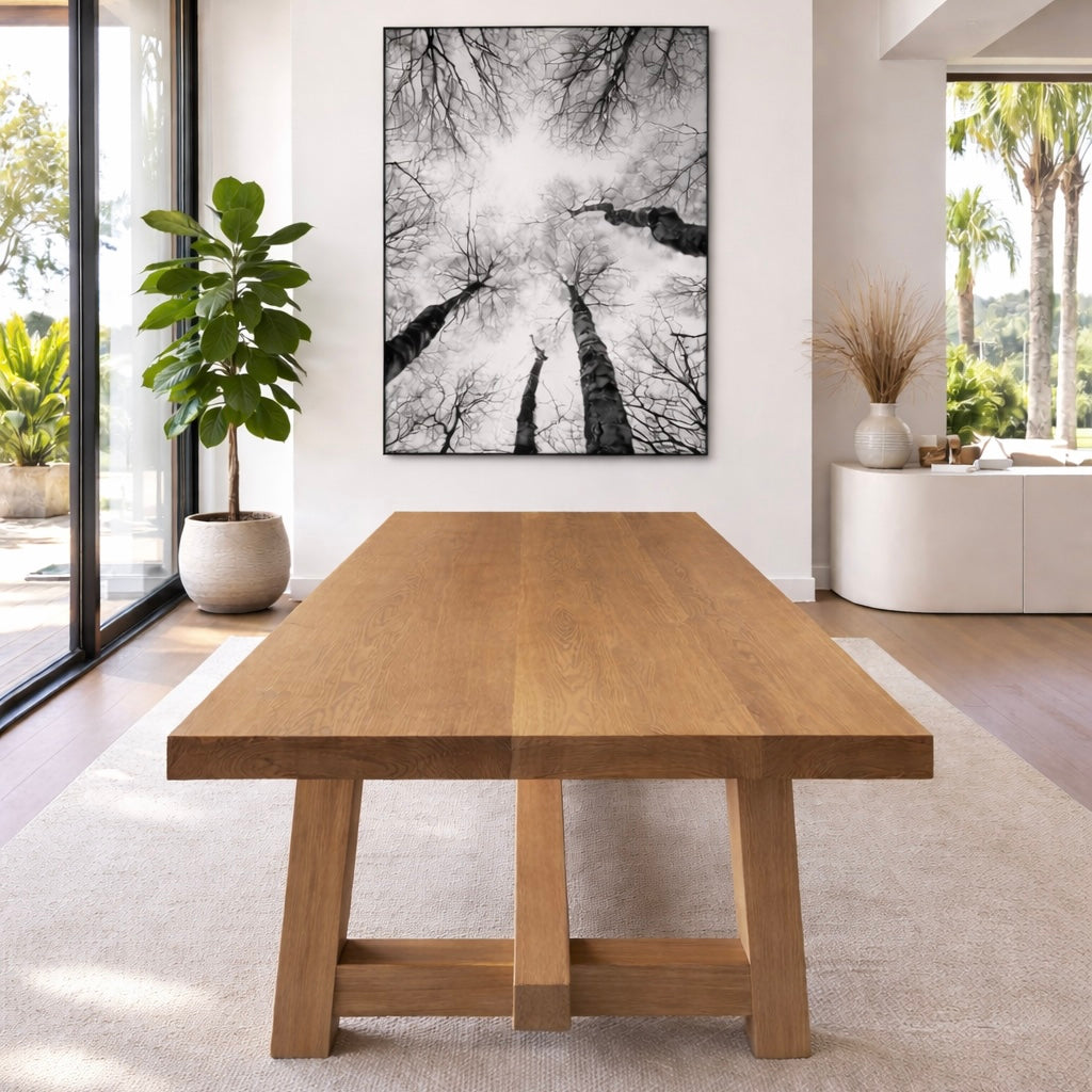 Harvest French Oak Dining Table