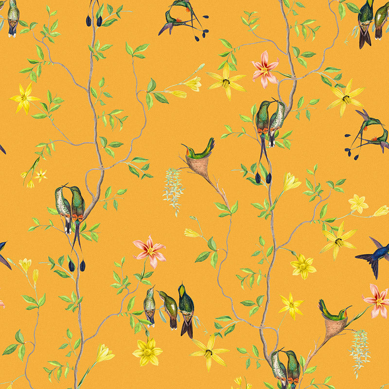 Chinoiserie Sunrise Wallpaper