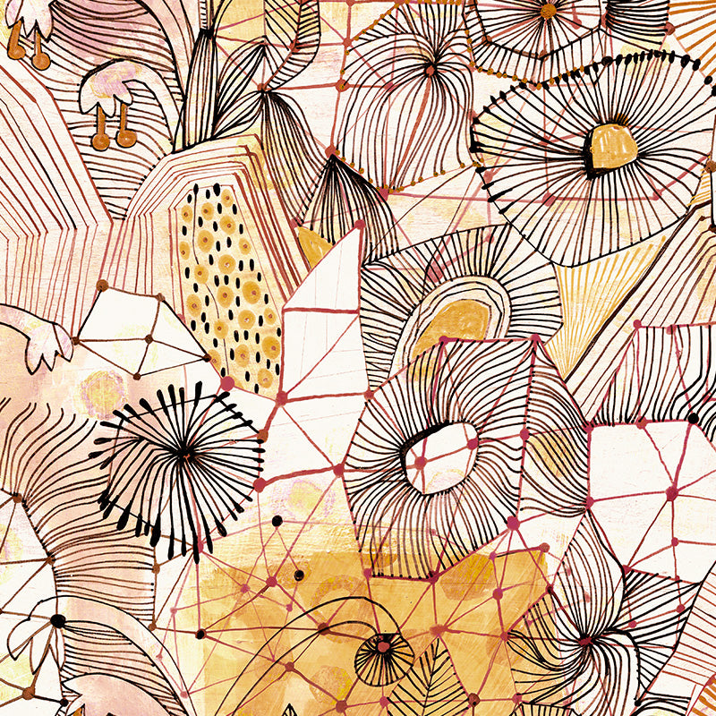 Celestial – Ochre wallpaper