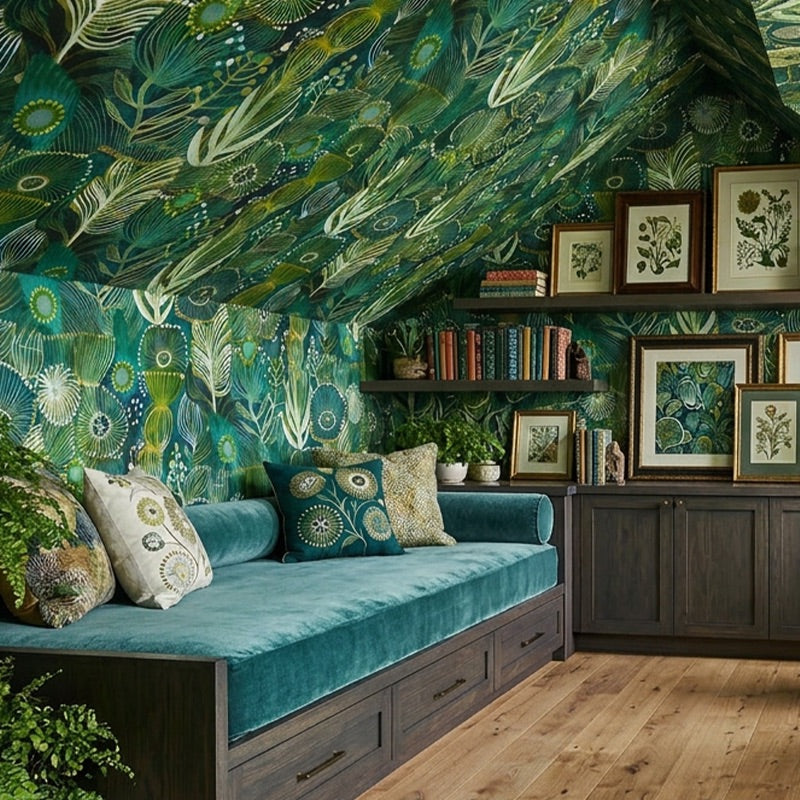Green Fantasy Garden wallpaper