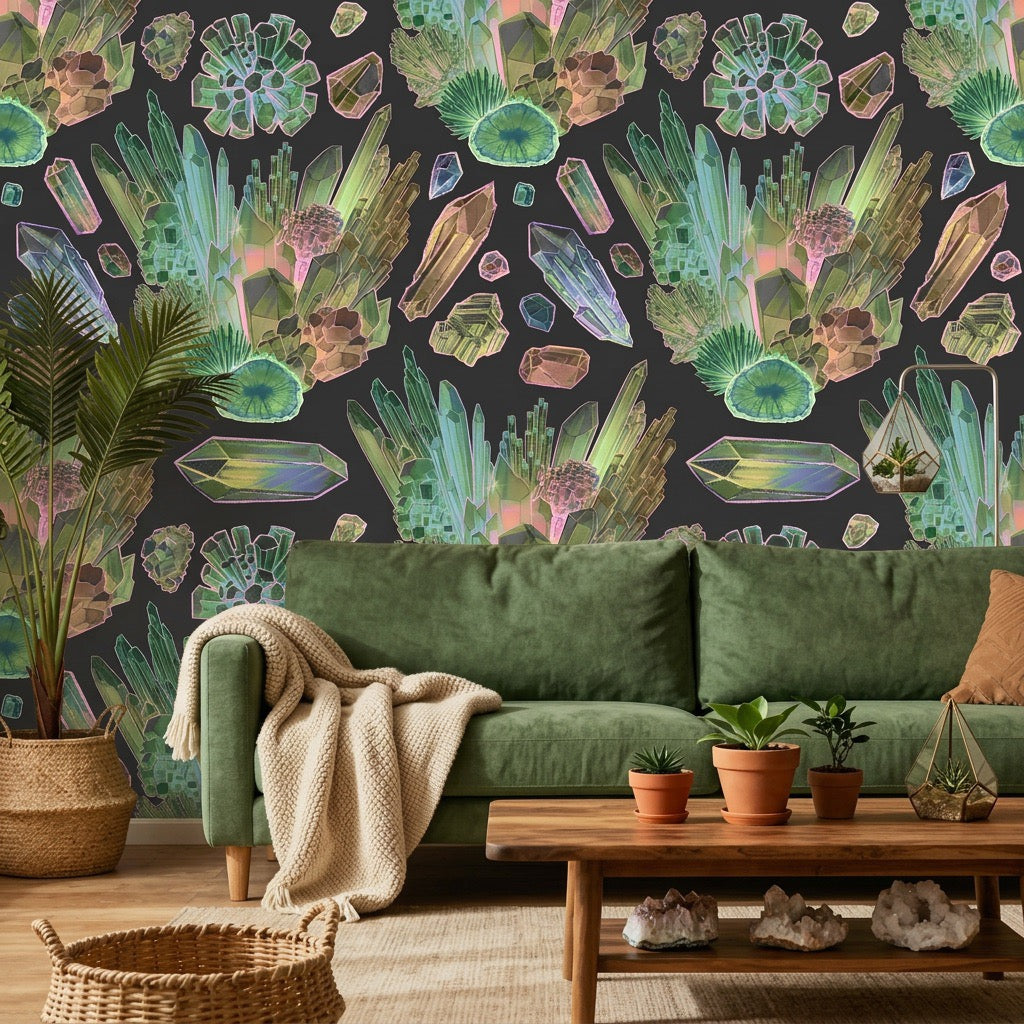 Crystal Clusters – Earth Wallpaper