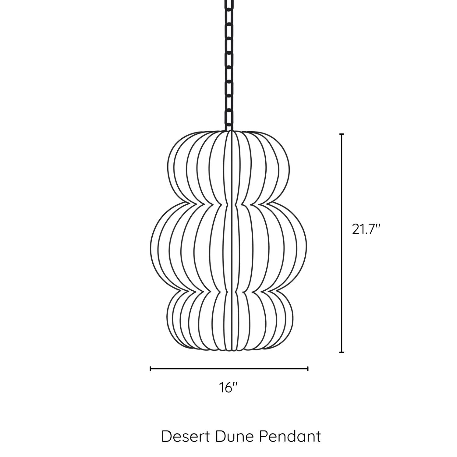 Desert Dune Pendant