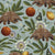 Pangolin and Passion Flower Dusty Blue wallpaper