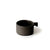Espresso Cup Triangle wedge handle  Black Clay.jpeg