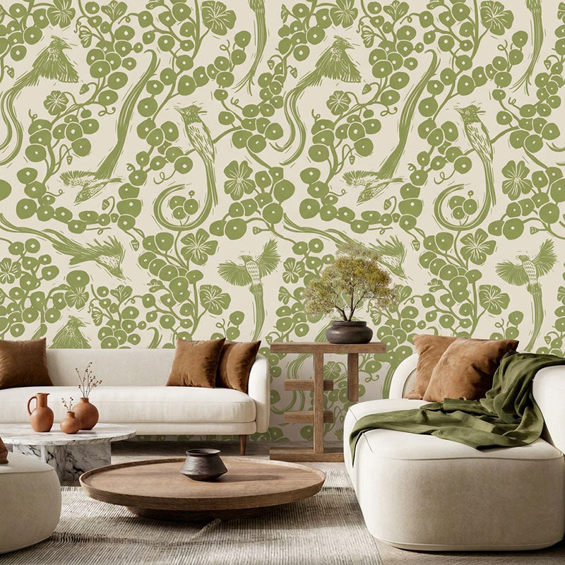 Flycatcher Green Wallpaper