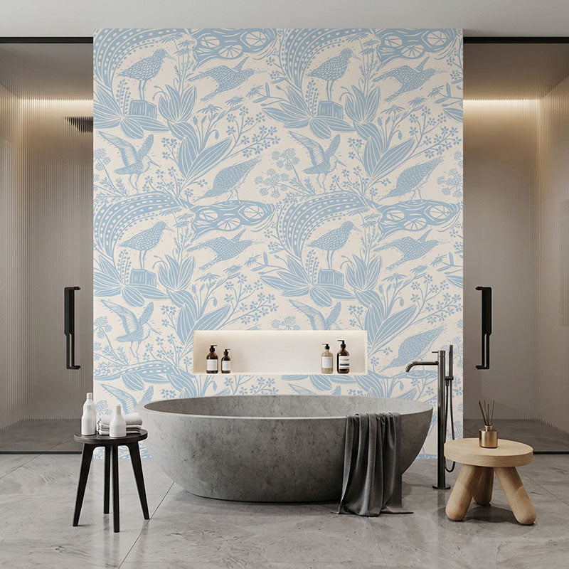 Godwit Blue Wallpaper