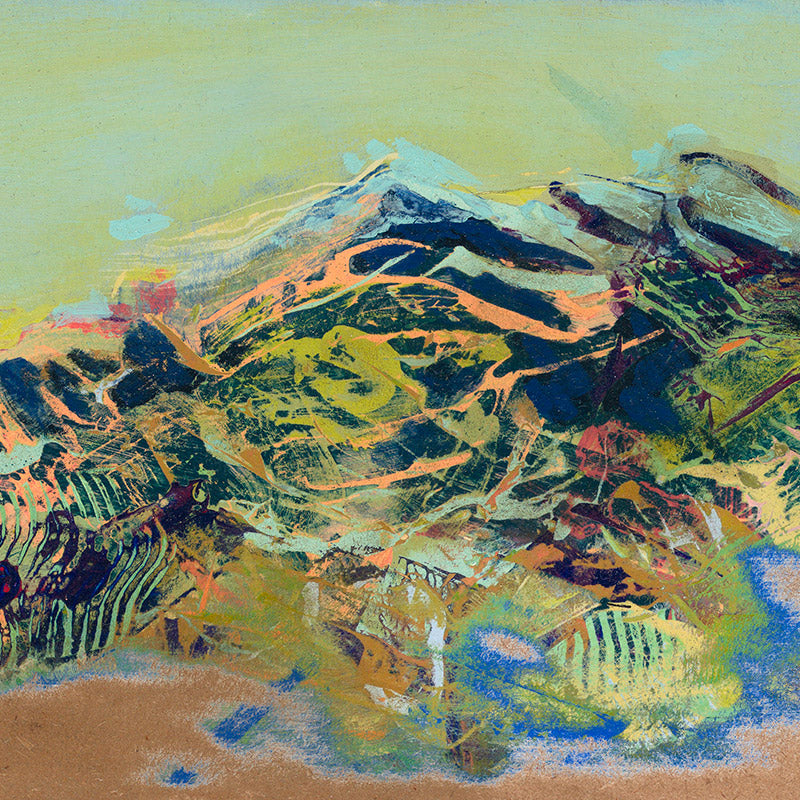 Golden Gate Blue Mural Wallpaper