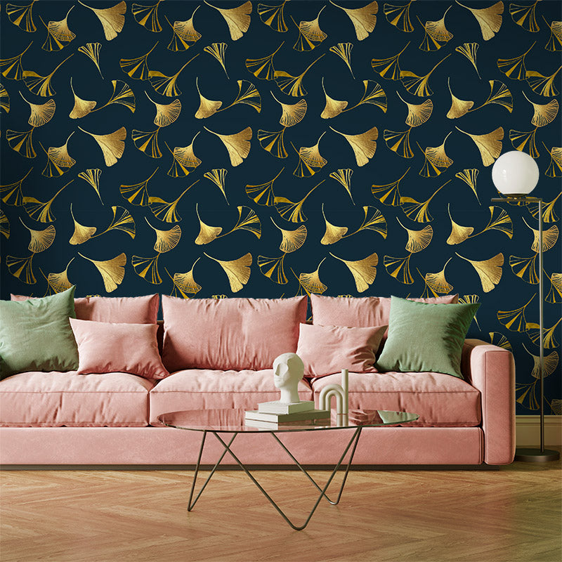 Golden Ginkgo Midnight Wallpaper