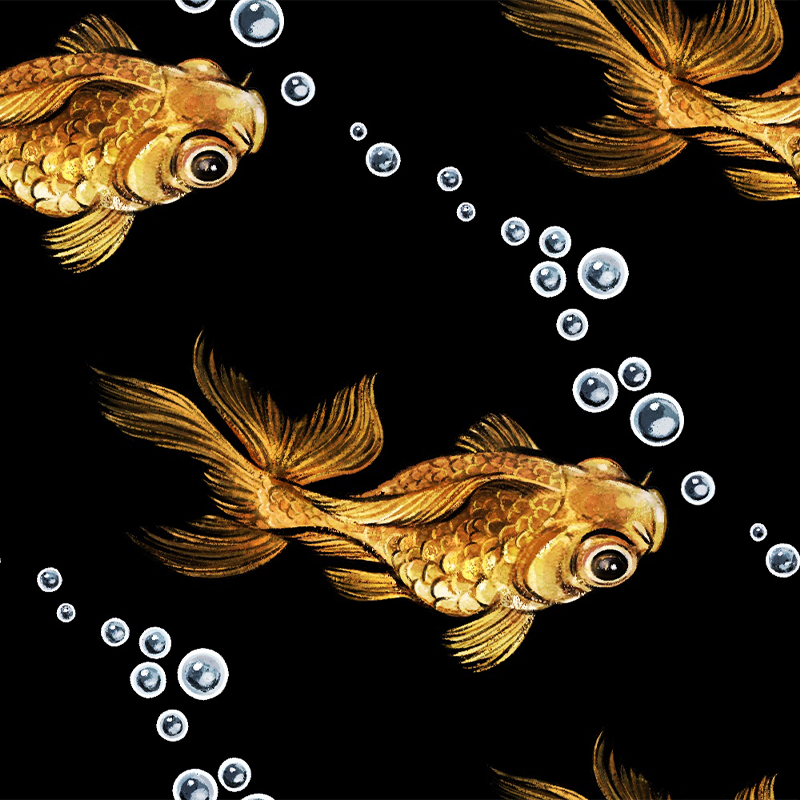 Goldfish – Black Wallpaper