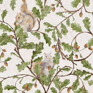 Great Oaks Squirrel Wallpaper